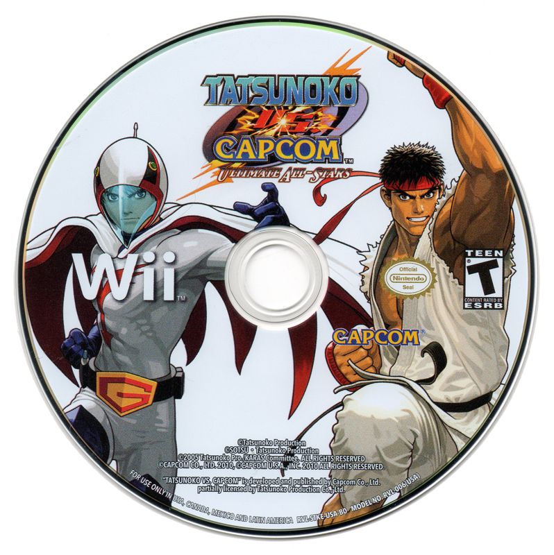 Tatsunoko vs. Capcom: Ultimate All-Stars | Wii | physical media | region=North America | source-country=Canada,Mexico,United States | zypher-v2 | moby-1c95eb413b1c | Data by MobyGames.com