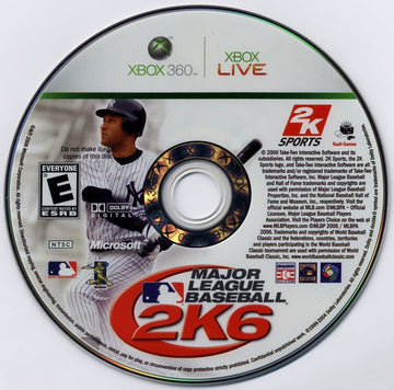 Major League Baseball 2K6 | Xbox 360 | physical media | region=North America | source-country=United States | zypher-v2 | moby-85e150d8d8c0 | Data by MobyGames.com