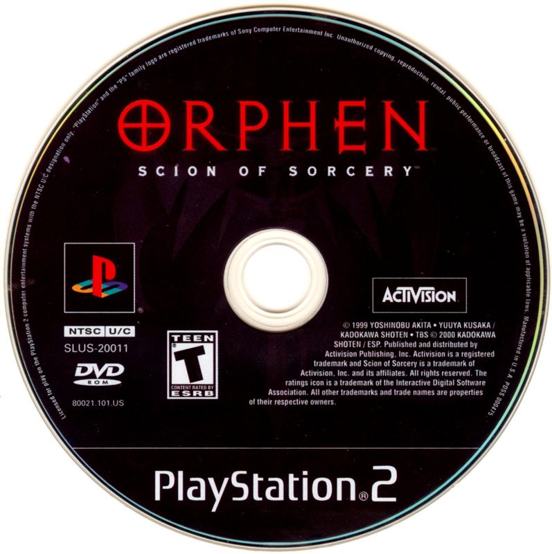 Orphen: Scion of Sorcery | PlayStation 2 | physical media | region=North America | source-country=United States | zypher-v2 | moby-8341a6d92e0a | Data by MobyGames.com