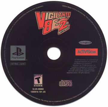 
Vigilante 8: 2nd Offense | PlayStation | physical media | Data by MobyGames.com