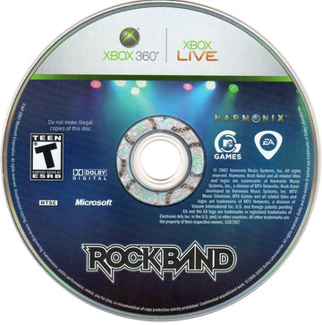 Rock Band | Xbox 360 | physical media | region=North America | source-country=United States | zypher-v2 | moby-c39a1f60859a | Data by MobyGames.com