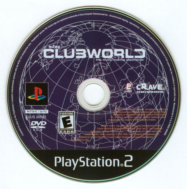 
eJay ClubWorld | PlayStation 2 | physical media | Region: North America | source-country=Canada,United States | Data by MobyGames.com