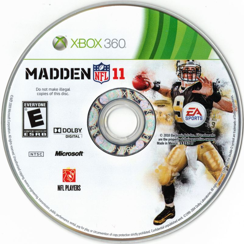 Madden NFL 11 | Xbox 360 | physical media | region=North America | source-country=United States | zypher-v2 | moby-11a4da56cb88 | Data by MobyGames.com