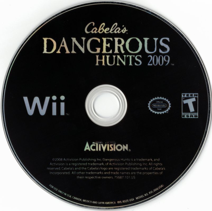 
Cabela's Dangerous Hunts 2009 | Wii | physical media | Data by MobyGames.com