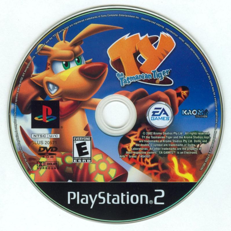 Ty the Tasmanian Tiger | PlayStation 2 | physical media | Region: North America | source-country=Canada,United States | Data by MobyGames.com
