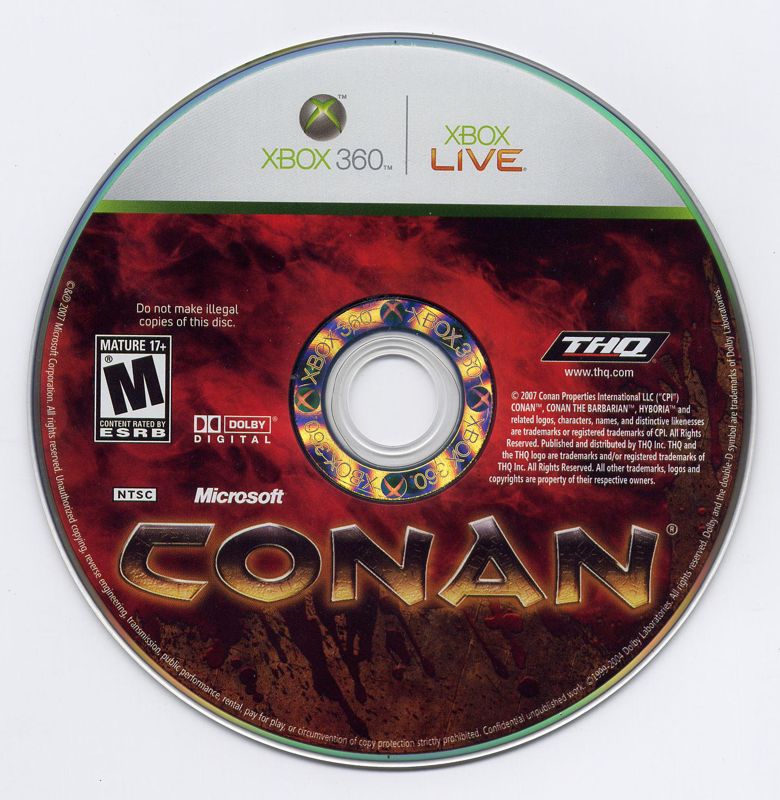 Conan | Xbox 360 | physical media | region=North America | source-country=United States | zypher-v2 | moby-d5efba466325 | Data by MobyGames.com