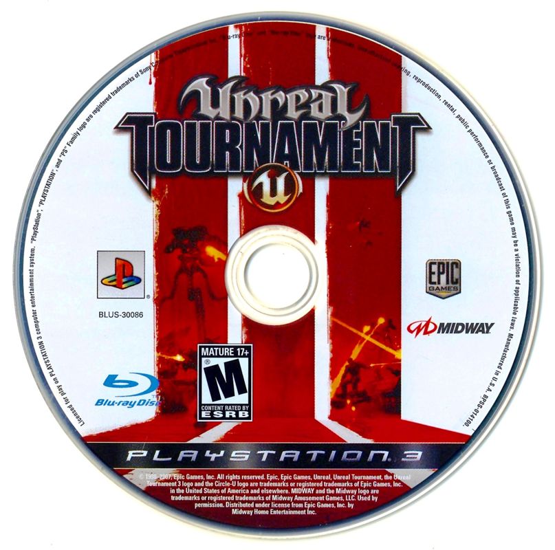 Unreal Tournament III | PlayStation 3 | physical media | Region: North America | source-country=United States | Data by MobyGames.com