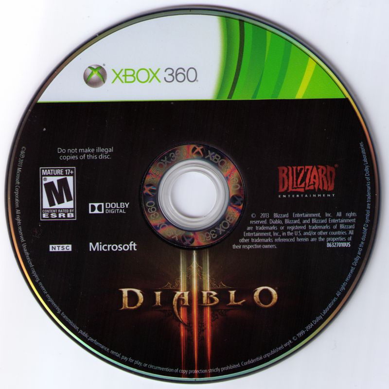 Diablo III | Xbox 360 | physical media | region=North America | source-country=United States | zypher-v2 | moby-566aaa9629ac | Data by MobyGames.com