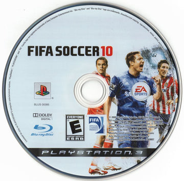 
FIFA Soccer 10 | PlayStation 3 | physical media | Region: North America | source-country=Mexico,United States | Data by MobyGames.com
