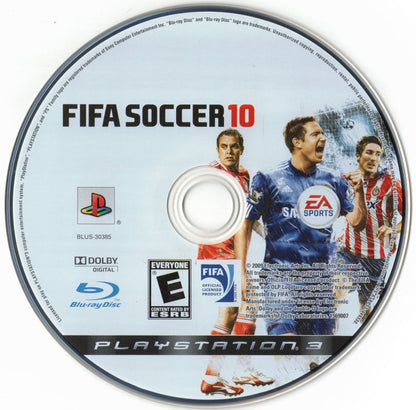
FIFA Soccer 10 | PlayStation 3 | physical media | Region: North America | source-country=Mexico,United States | Data by MobyGames.com