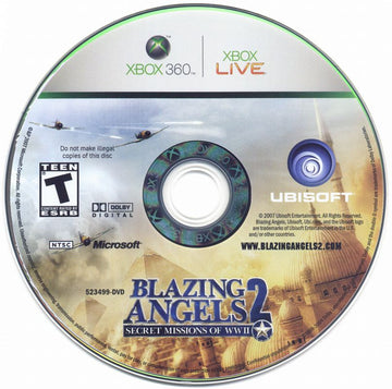 Blazing Angels 2: Secret Missions of WWII | Xbox 360 | physical media | region=North America | source-country=United States | zypher-v2 | moby-8d2f99e589b0 | Data by MobyGames.com