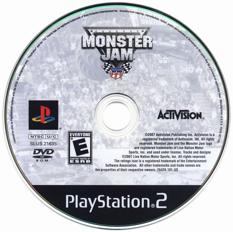 Monster Jam | PlayStation 2 | physical media | region=North America | source-country=United States | zypher-v2 | moby-f23e964f2d54 | Data by MobyGames.com