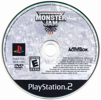 Monster Jam | PlayStation 2 | physical media | region=North America | source-country=United States | zypher-v2 | moby-f23e964f2d54 | Data by MobyGames.com