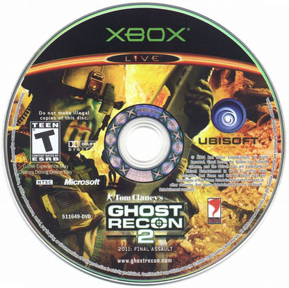 Tom Clancy's Ghost Recon 2: 2011 - Final Assault | Xbox | physical media | region=North America | source-country=United States | zypher-v2 | moby-6f915ad717ee | Data by MobyGames.com