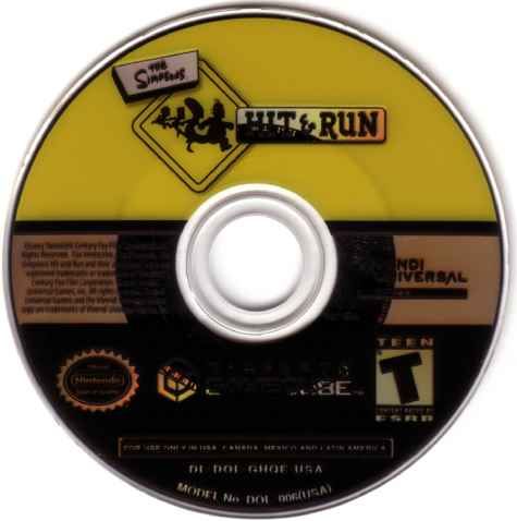 The Simpsons: Hit & Run | GameCube | physical media | Data by MobyGames.com