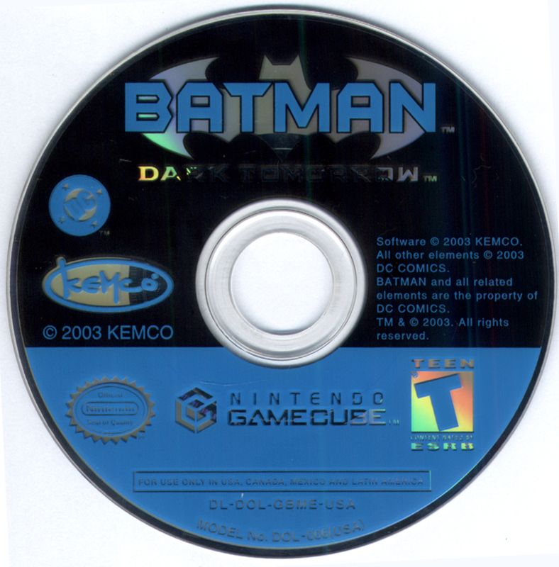 
Batman: Dark Tomorrow | GameCube | physical media | Data by MobyGames.com