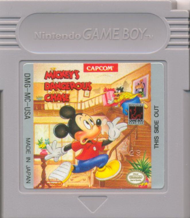 Mickey's Dangerous Chase | Game Boy | physical media | region=North America | source-country=United States | zypher-v2 | moby-95c875aaae65 | Data by MobyGames.com