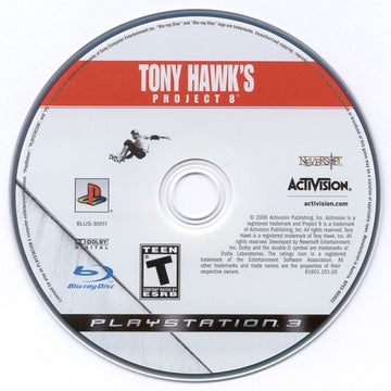 Tony Hawk's Project 8 | PlayStation 3 | physical media | region=North America | source-country=Canada,Mexico,United States | zypher-v2 | moby-5f0f601c27f6 | Data by MobyGames.com
