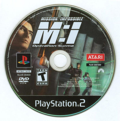 
Mission: Impossible - Operation Surma | PlayStation 2 | physical media | Region: North America | source-country=Canada,United States | Data by MobyGames.com