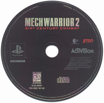 
MechWarrior 2: 31st Century Combat | PlayStation | physical media | Data by MobyGames.com