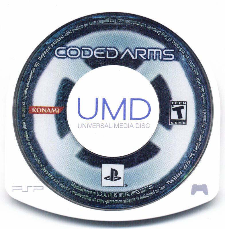 Coded Arms | PSP | physical media | Data by MobyGames.com