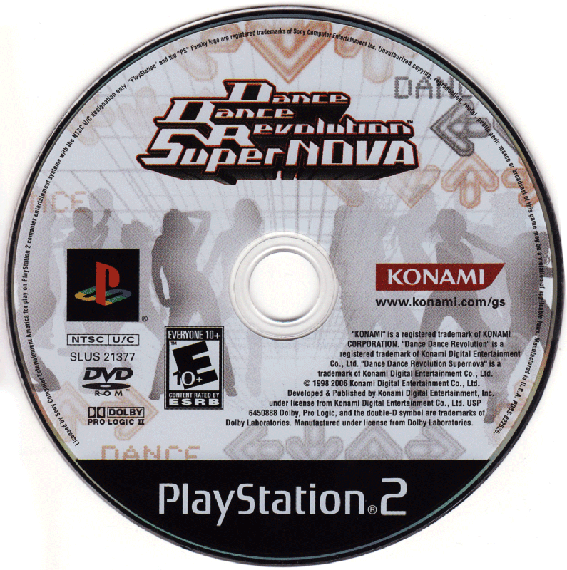 Dance Dance Revolution: SuperNOVA | PlayStation 2 | physical media | region=North America | source-country=United States | zypher-v2 | moby-309d15bdfc33 | Data by MobyGames.com