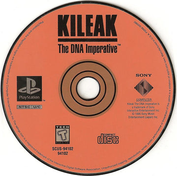 Kileak: The DNA Imperative | PlayStation | physical media | region=North America | source-country=United States | zypher-v2 | moby-1c8953892378 | Data by MobyGames.com