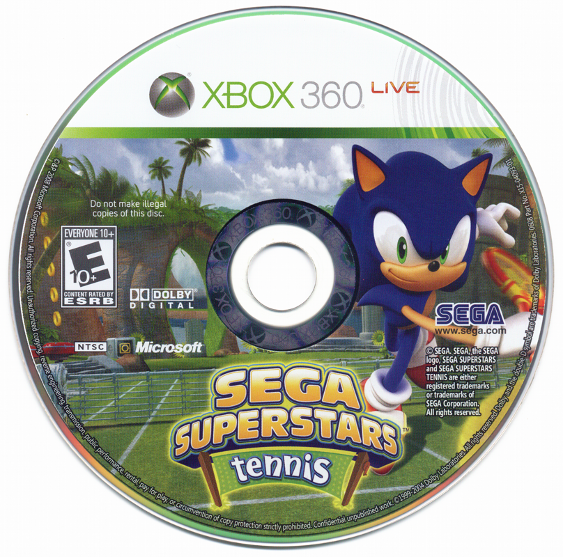 Sega Superstars Tennis / Xbox Live Arcade Compilation | Xbox 360 | physical media | region=North America | source-country=United States | zypher-v2 | moby-86ef9a9c4eca | Data by MobyGames.com