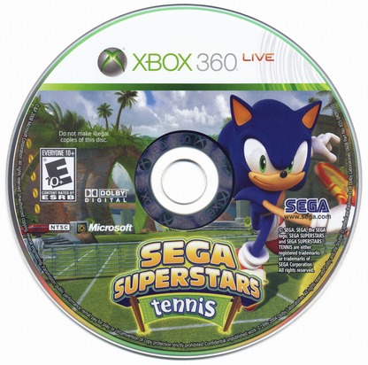 Sega Superstars Tennis / Xbox Live Arcade Compilation | Xbox 360 | physical media | region=North America | source-country=United States | zypher-v2 | moby-86ef9a9c4eca | Data by MobyGames.com