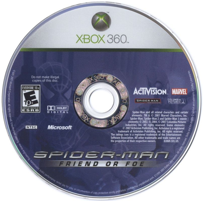
Spider-Man: Friend or Foe | Xbox 360 | physical media | Data by MobyGames.com
