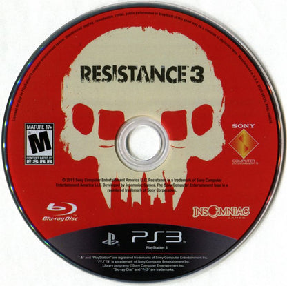 
Resistance 3 | PlayStation 3 | physical media | Data by MobyGames.com