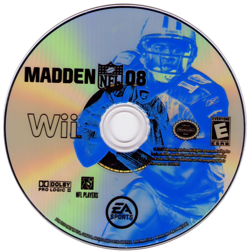 Madden NFL 08 | Wii | physical media | region=North America | source-country=United States | zypher-v2 | moby-c2150c57872b | Data by MobyGames.com