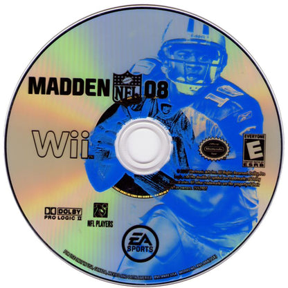 Madden NFL 08 | Wii | physical media | region=North America | source-country=United States | zypher-v2 | moby-c2150c57872b | Data by MobyGames.com
