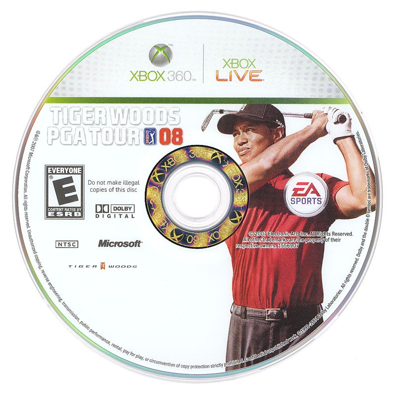Tiger Woods PGA Tour 08 | Xbox 360 | physical media | region=North America | source-country=United States | zypher-v2 | moby-1328fc93edbe | Data by MobyGames.com