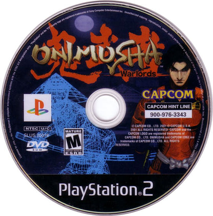 Onimusha: Warlords | PlayStation 2 | physical media | region=North America | source-country=United States | zypher-v2 | moby-d0c35bbdd3c4 | Data by MobyGames.com