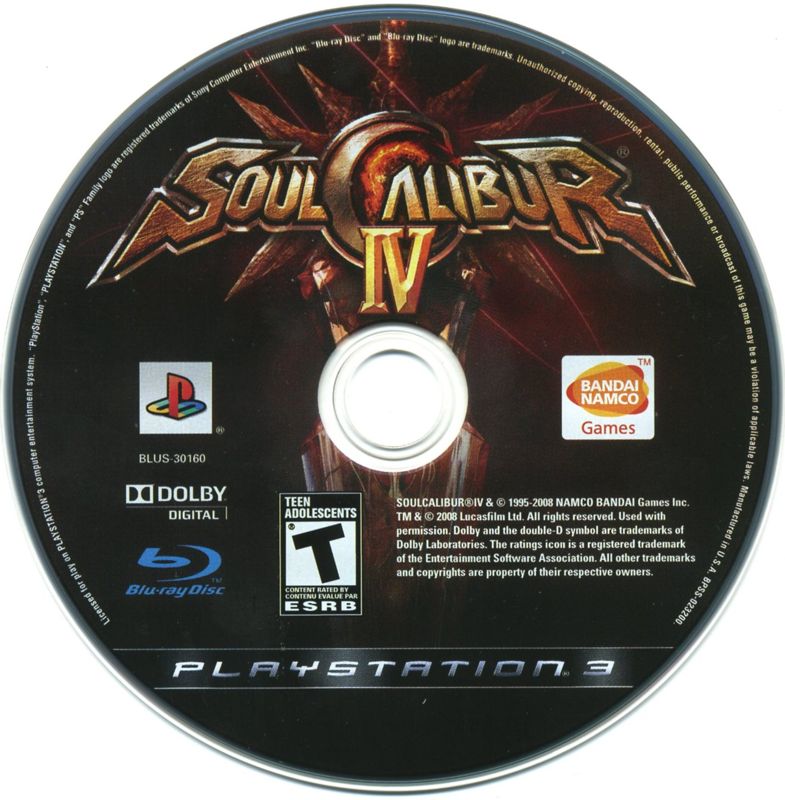 SoulCalibur IV | PlayStation 3 | physical media | region=North America | source-country=United States | zypher-v2 | moby-9472610b7eb8 | Data by MobyGames.com