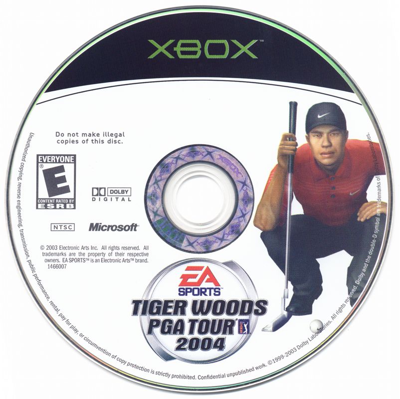 Tiger Woods PGA Tour 2004 | Xbox | physical media | region=North America | source-country=Canada,United States | zypher-v2 | moby-77766a7643e7 | Data by MobyGames.com