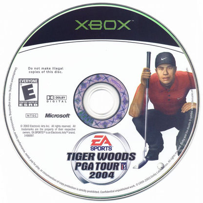 Tiger Woods PGA Tour 2004 | Xbox | physical media | region=North America | source-country=Canada,United States | zypher-v2 | moby-77766a7643e7 | Data by MobyGames.com