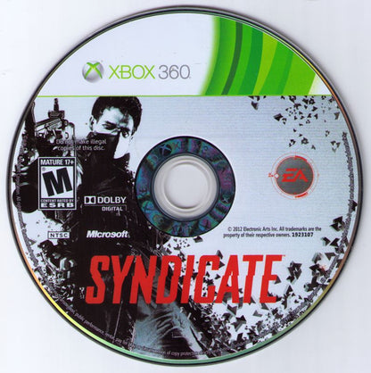 
Syndicate | Xbox 360 | physical media | Region: North America | source-country=United States | Data by MobyGames.com
