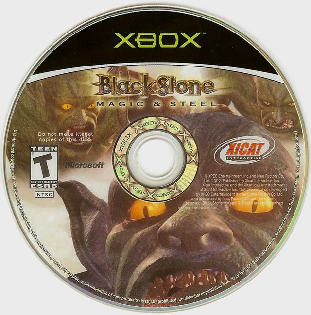 
Black Stone: Magic & Steel | Xbox | physical media | Data by MobyGames.com