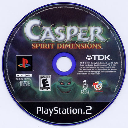 
Casper: Spirit Dimensions | PlayStation 2 | physical media | Region: North America | source-country=Canada,United States | Data by MobyGames.com