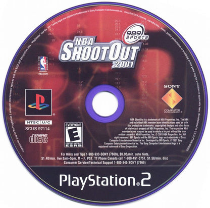 
NBA ShootOut 2001 | PlayStation 2 | physical media | Region: North America | source-country=United States | Data by MobyGames.com