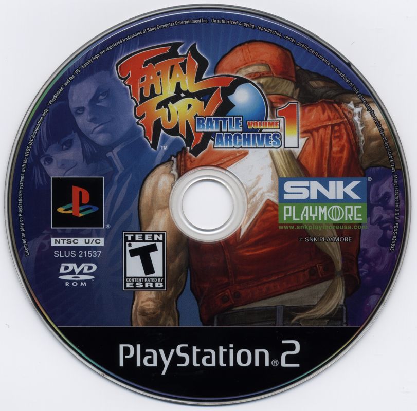 
Fatal Fury: Battle Archives Volume 1 | PlayStation 2 | physical media | Region: North America | source-country=United States | Data by MobyGames.com