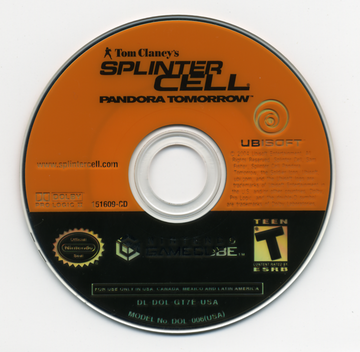 
Tom Clancy's Splinter Cell: Pandora Tomorrow | GameCube | physical media | Data by MobyGames.com