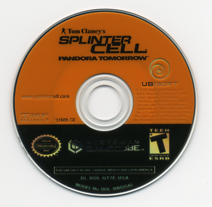 
Tom Clancy's Splinter Cell: Pandora Tomorrow | GameCube | physical media | Data by MobyGames.com