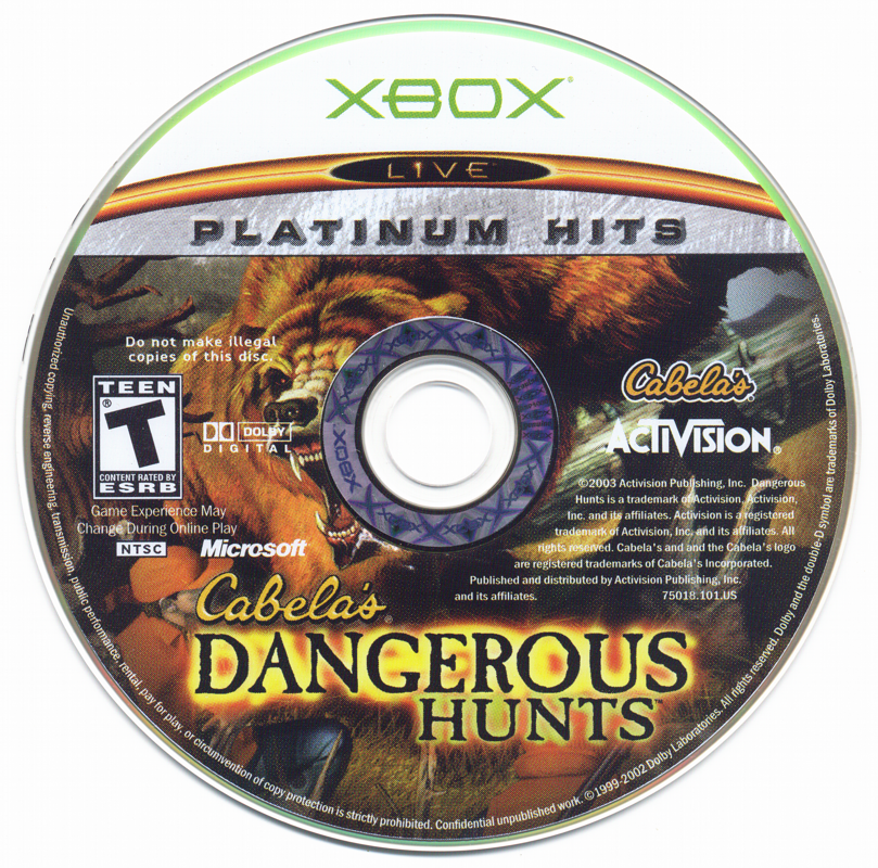 
Cabela's Dangerous Hunts | Xbox | physical media | Data by MobyGames.com
