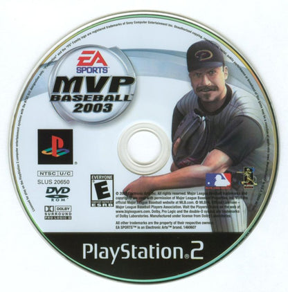 MVP Baseball 2003 | PlayStation 2 | physical media | region=North America | source-country=Canada,United States | zypher-v2 | moby-7b4de21edfcf | Data by MobyGames.com