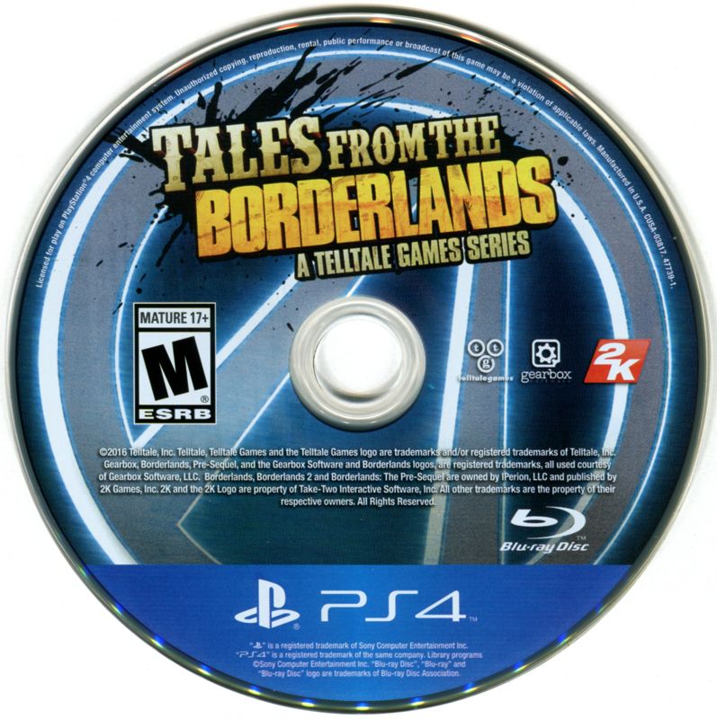 
Tales from the Borderlands | PlayStation 4 | physical media | Region: North America | source-country=United States | Data by MobyGames.com