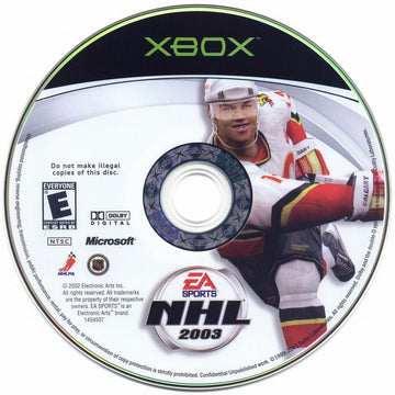 NHL 2003 | Xbox | physical media | region=North America | source-country=United States | zypher-v2 | moby-c0eae0d58fcb | Data by MobyGames.com