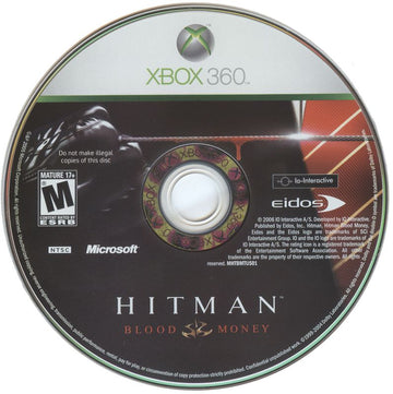 
Hitman: Blood Money | Xbox 360 | physical media | Data by MobyGames.com